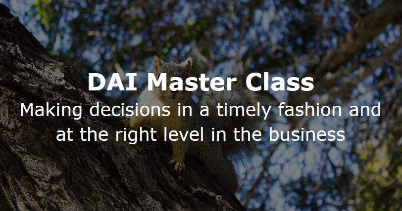 DAI Master Class for agile decision-making • ORCHANGO